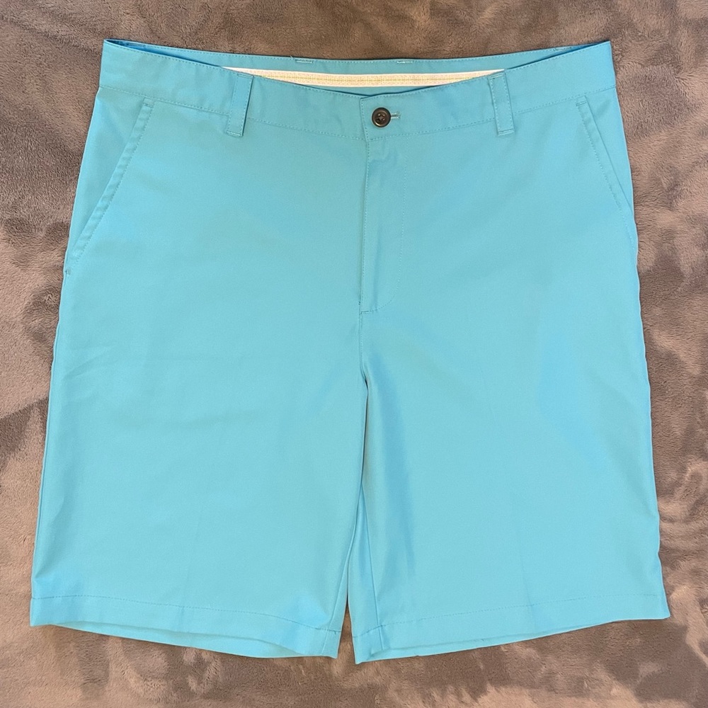 Izod Blue Flat Front Shorts